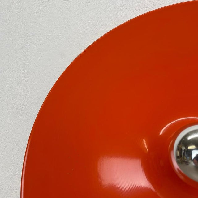 Orange Disc Wall Light in the style of Charlotte Perriand for Staff, Germany, 1970s For Sale - Image 11 of 18