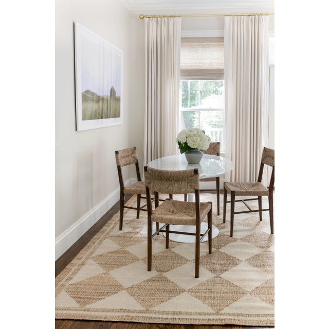 Erin Gates by Momeni Orchard Court Checker Ivory Hand Woven Wool and Jute Area Rug 2'3" X 12' Runner For Sale - Image 10 of 12