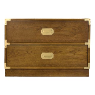 1970s Campaign Nightstand - Single Unit For Sale