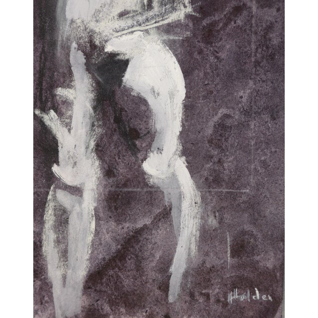 2020s Martha Holden "Modern Man" Contemporary Figurative Male Nude Painting. For Sale - Image 5 of 5