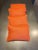 Orange Textured Accent Pillows For Sale In New York - Image 6 of 6