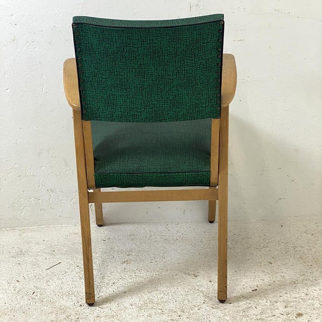 Vintage Armchair in Beech, 1960s For Sale - Image 3 of 10