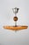 Metal Scandinavian Art Deco Glass Pendant Light, 1930s For Sale - Image 7 of 15