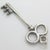 1970s Vintage European Decorative Key Pendant in Silver 835, 1970s For Sale - Image 5 of 11
