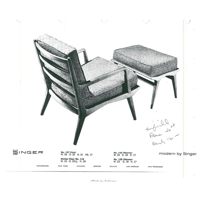 1950s Carlo De Carli Lounge Chairs, Model 137 for Singer & Sons - Set of 2 For Sale - Image 13 of 13