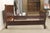 Mid 20th Century Solid Walnut Full Size Bed Frame Set For Sale - Image 4 of 7