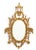 Chinese Chippendale Style Oval Giltwood Pagoda Wall Mirror For Sale - Image 11 of 11