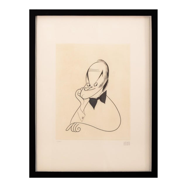 Al Hirschfeld - Bob Hope, 1983 Signed Lithograph on Paper 17/200 Hollywood For Sale