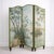 3-Panel Folding Screen with Tropical River Landscape, 1890s For Sale - Image 4 of 4