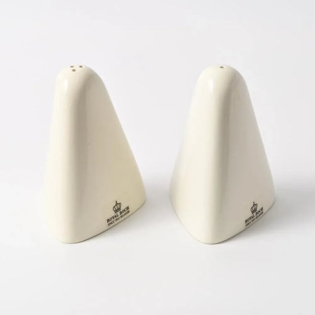 Expo58 Salt and Pepper Shakers from Royal Boch, 2000s, Set of 2 For Sale - Image 4 of 9