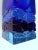 Vintage Hand Made Cobalt Blue Glass Vase from Beranek, Czech Republic, 1990s For Sale - Image 4 of 7