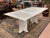A very fine Italian marble dining table, most likely dating from the mid-late 20th century though the exact date of...