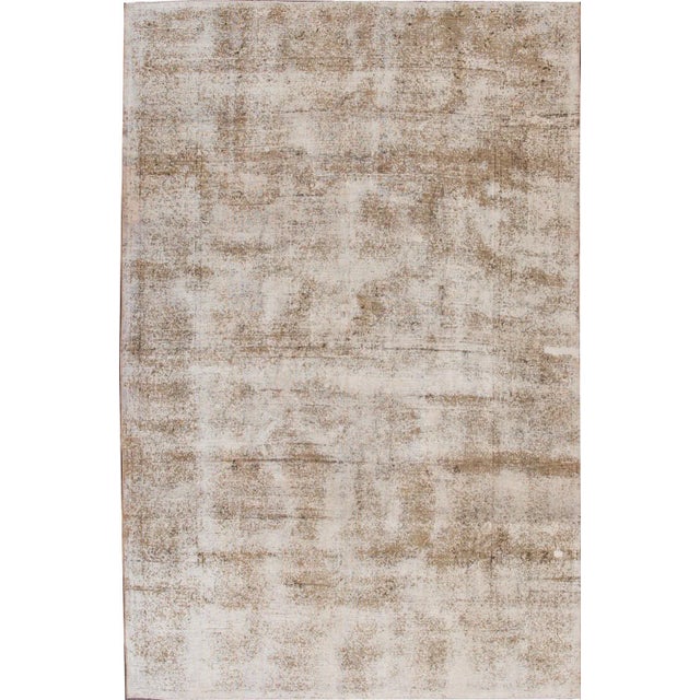 Vintage Tabriz Wool Rug For Sale In New York - Image 6 of 6