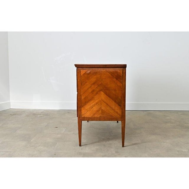 Italian 19th Century Two-drawer Inlay Commode For Sale - Image 4 of 13