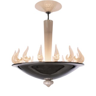 Murano Glass Flame Chandelier ELIO by Marco Mencacci for Barovier & Toso For Sale
