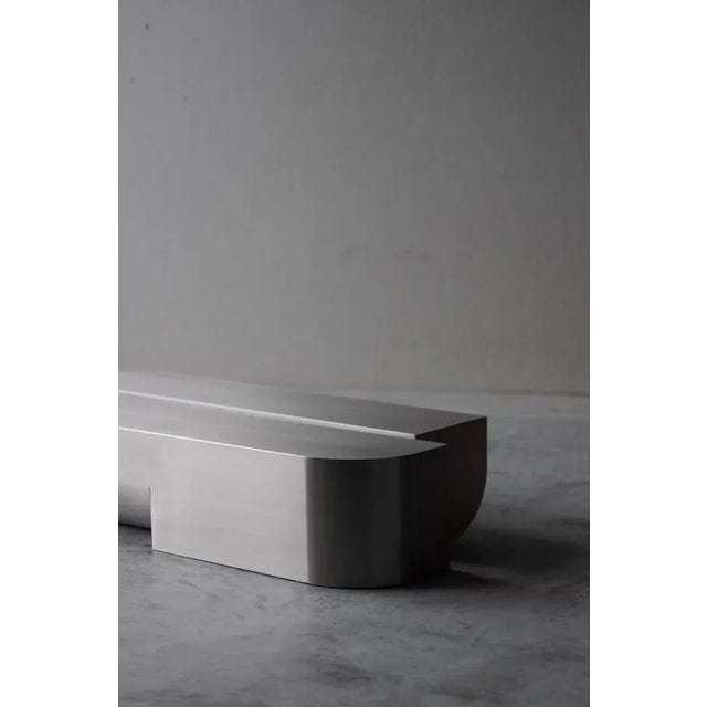 Metal Undum Bench by Hadge For Sale - Image 7 of 9