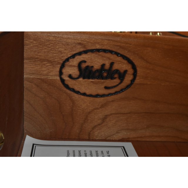 Leopold Stickley 10 Drawer Chippendale Style Highboy Dresser With Brass Hardware For Sale In Portland, OR - Image 6 of 6