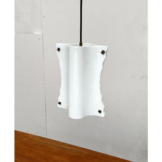 Vintage Postmodern Italian Murano Glass Pendant Lamp, 1970s For Sale - Image 17 of 18