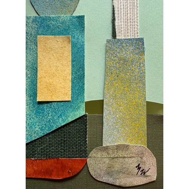 Paper "Superbloom 4" Original Mixed-Media Collage on Paper by Zac Woodiel For Sale - Image 7 of 9