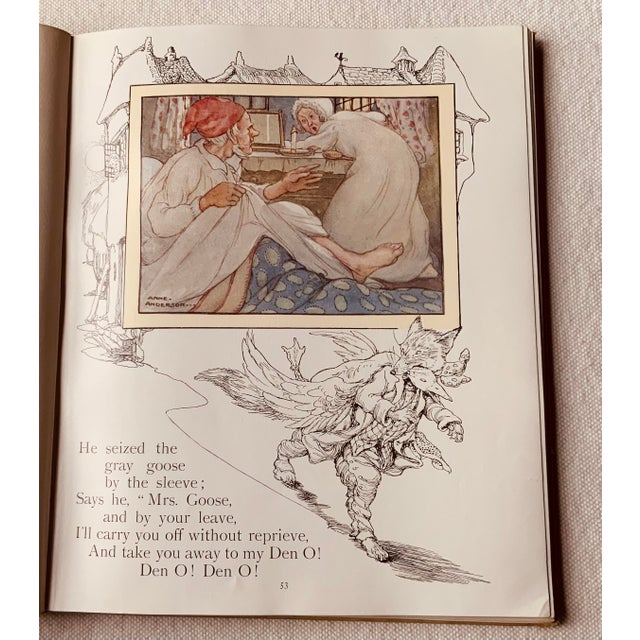 Antique the Old Mother Goose Nursery Rhyme Book For Sale - Image 12 of 16