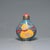 This exquisite vintage Chinese snuff bottle is crafted from copper with vibrant cloisonné enamel work. The bottle is...