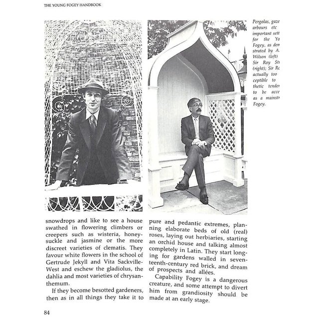 1980s "The Young Fogey Handbook a Guide to Backward Mobility" Book 1985 Lowry, Suzanne For Sale - Image 5 of 11