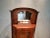Wood Early 20th Century Antique Walnut Victorian Curio Cabinet With Mirror For Sale - Image 7 of 13