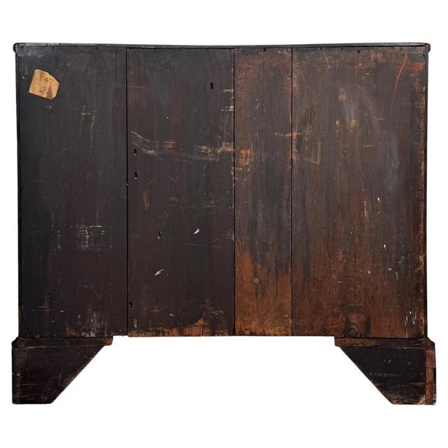 18th Century English Mahogany Chest of Drawers with Satinwood Inlay For Sale - Image 9 of 12