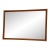 1980s Modern Solid Cherry Framed Mirror For Sale