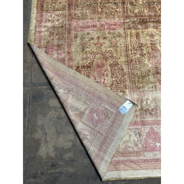 20th Century Sivas Carpet Ottoman Turkish Court Style Rug 19'7" X 13'2" For Sale - Image 9 of 10