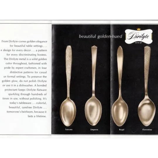 Vintage 1940s Dirilyte Flatware Regal Pattern Butter Knives- Set of 6 For Sale - Image 9 of 9