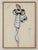 This vintage French fashion art print features an Art Deco woman in a pale blue ensemble with dramatic gray fur trim. Made...