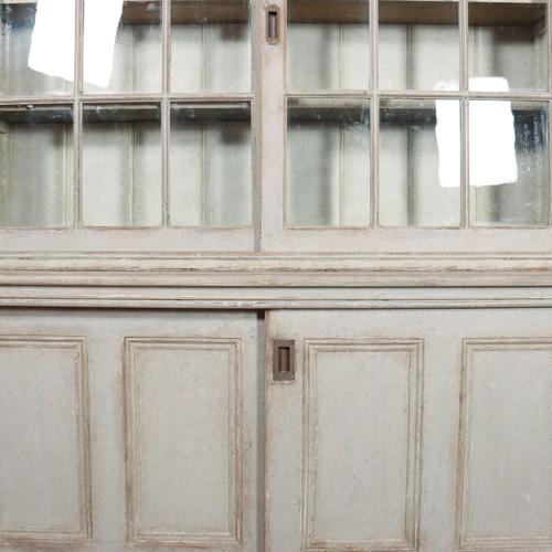 English Painted Kitchen Dresser For Sale - Image 6 of 10