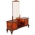 Italian Chippendale Style Walnut & Burl Walnut Veneer Dressing Table, 1940s For Sale - Image 12 of 12