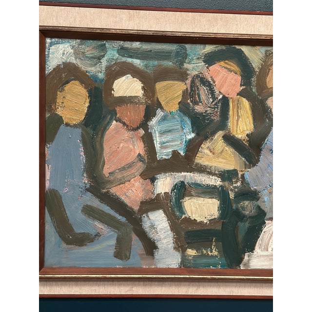 Gösta Falk, Figure Composition, 1960s, Oil on Canvas, Framed For Sale - Image 4 of 18