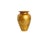 Vintage Italian Gilt Gold Leafed Terracotta Florentine Vase For Sale - Image 10 of 10