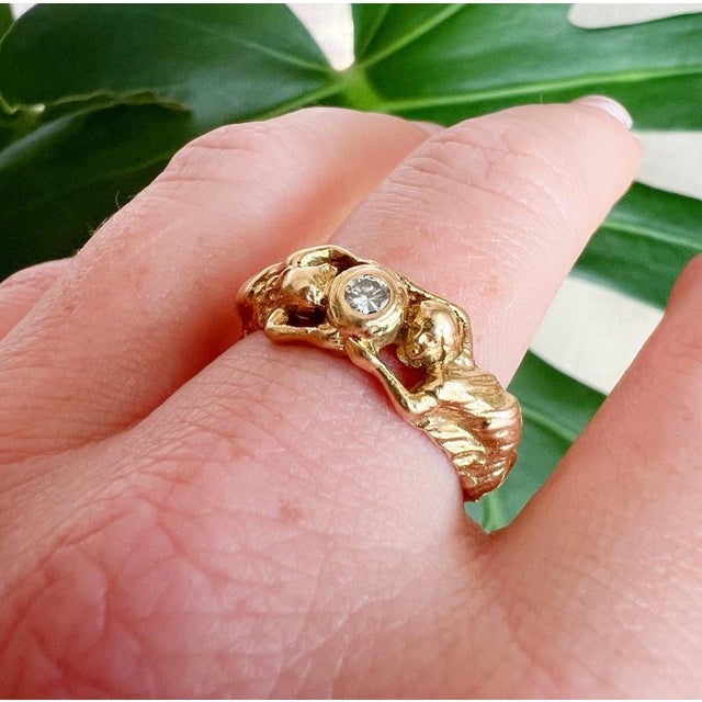 Art Nouveau Gold Ring For Sale - Image 6 of 7