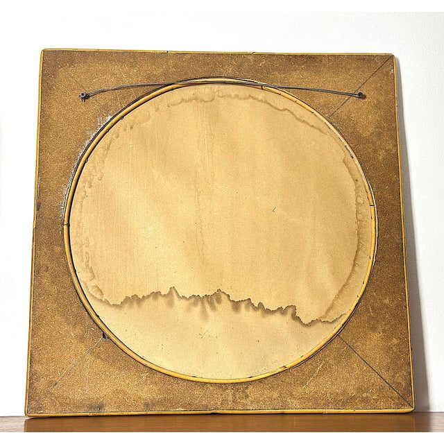 1960s Vintage Bamboo Mirror, Italy, 1960s For Sale - Image 5 of 7