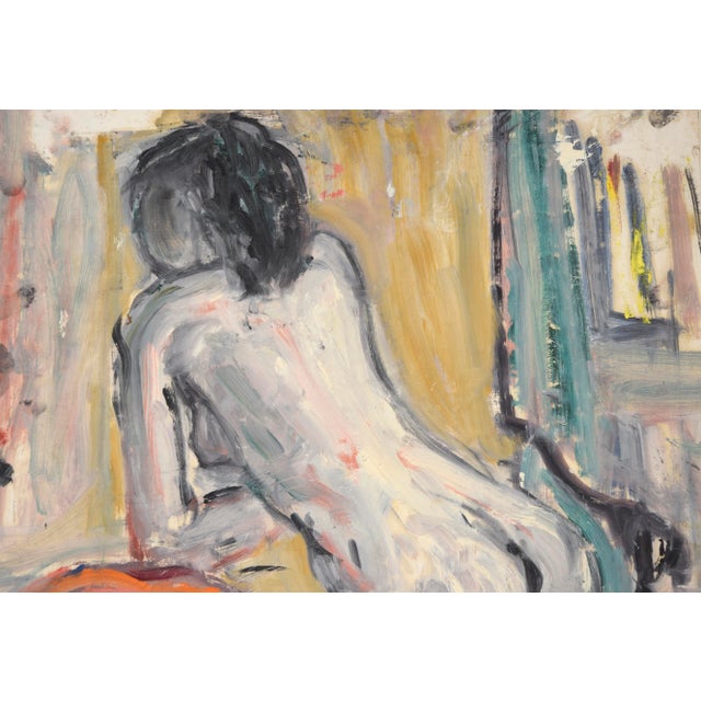 Bay Area Abstract Expressionist Leaning Nude by Honora Berg For Sale In Monterey, CA - Image 6 of 9