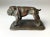 Bronze English Bulldog figurine. What a face! 3 3/4” by 2 1/4” by 2 1/4” tall. No marking.Wonderful old condition.
