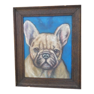 French Bulldog Portrait Oil Painting