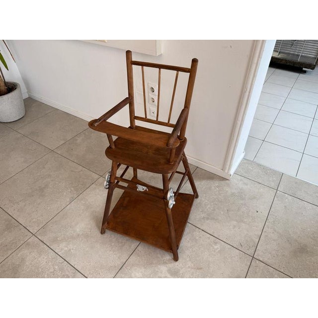 Farmhouse Children's Armchair in Wood For Sale - Image 4 of 12