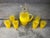 Vintage / Mid Century Modern Blendo West Virginia Glass Yellow Pitcher and Glasses - 7 Piece Set For Sale - Image 13 of 13