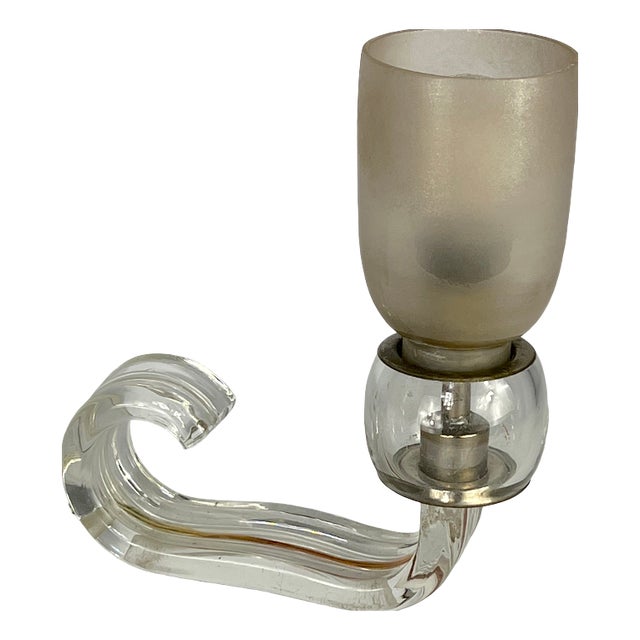 Art Deco Murano Glass Table Lamp from Barovier, Italy, 1930s For Sale