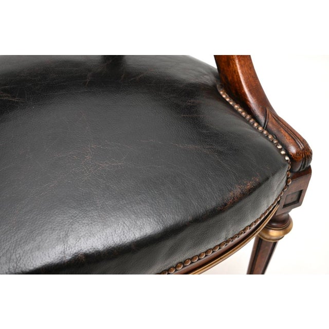 Antique French Empire Desk Chair, 1810 For Sale - Image 10 of 11
