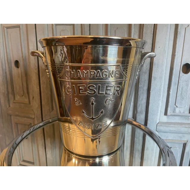 1930s Vintage French Champagne Cooler, 1930 For Sale - Image 5 of 10