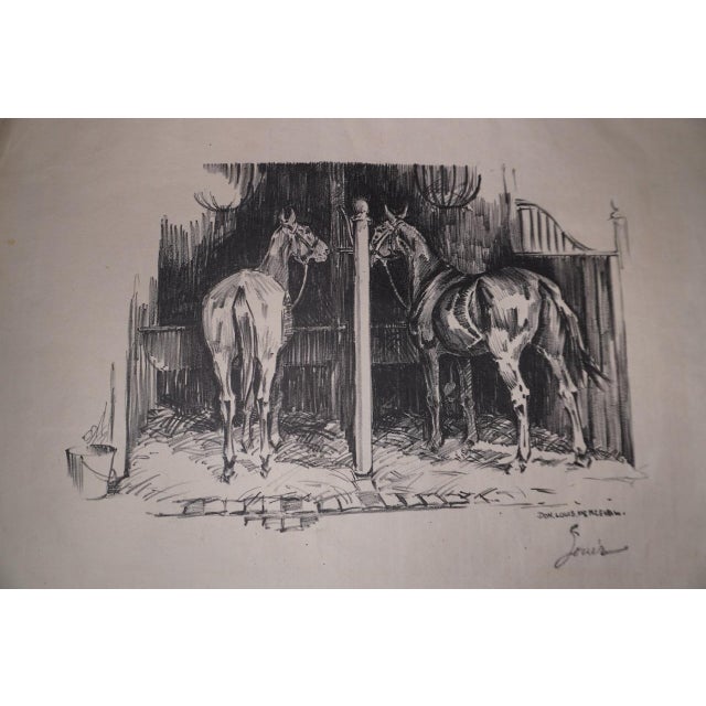 Signed. Image is 8 1/2" x 11" on paper measuring 13 1/2" x 16". Born in Woodford, Essex, England, Don Perceval became a...