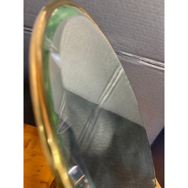 Antique Brass Swivel Adjustable Vanity /Table Mirror For Sale In Montgomery - Image 6 of 10