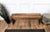 Vintage Rustic Minimal Italian Waterfall Wooden Bench, 1950s For Sale - Image 4 of 9