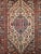 Late 19th Century Antique Persian Malayer Rug, Handwoven Geometric Medallion Pattern, Ivory & Navy, 4’ X 6’ For Sale - Image 5 of 12